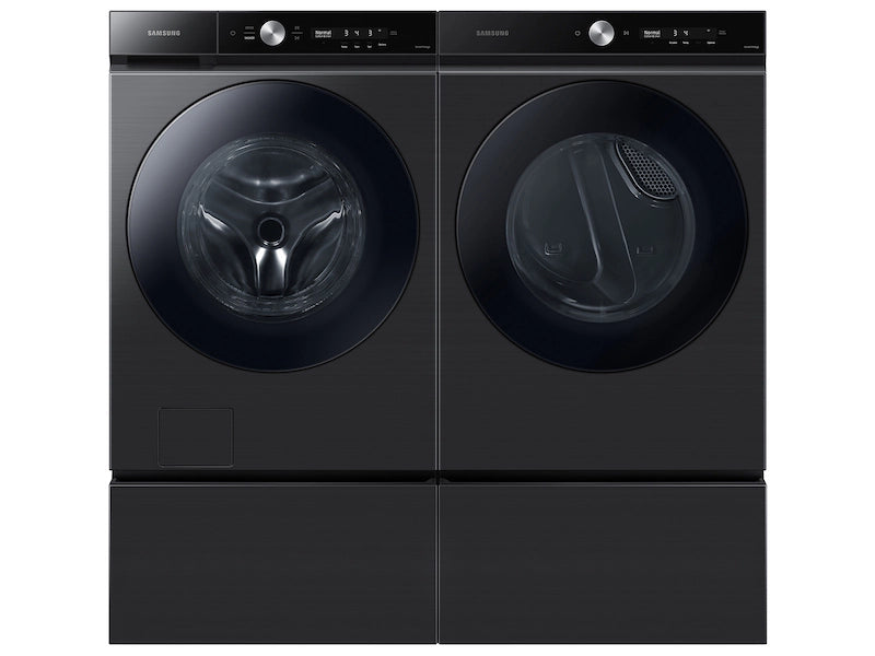 Samsung Bespoke 7.6 cu. ft. Ultra Capacity Gas Dryer with Super Speed Dry and AI Smart Dial in Brushed Black