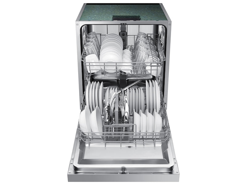 Samsung Front Control 52 dBA ADA Dishwasher in Stainless Steel DW60R2014US