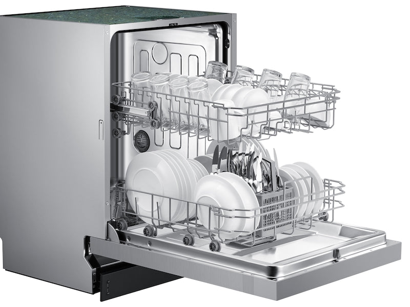 Samsung Front Control 52 dBA ADA Dishwasher in Stainless Steel DW60R2014US