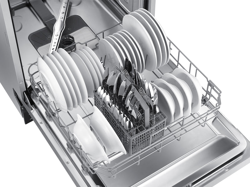 Samsung Front Control 52 dBA ADA Dishwasher in Stainless Steel DW60R2014US