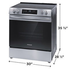 Frigidaire 30" Electric Range with Steam Clean Stainless Steel