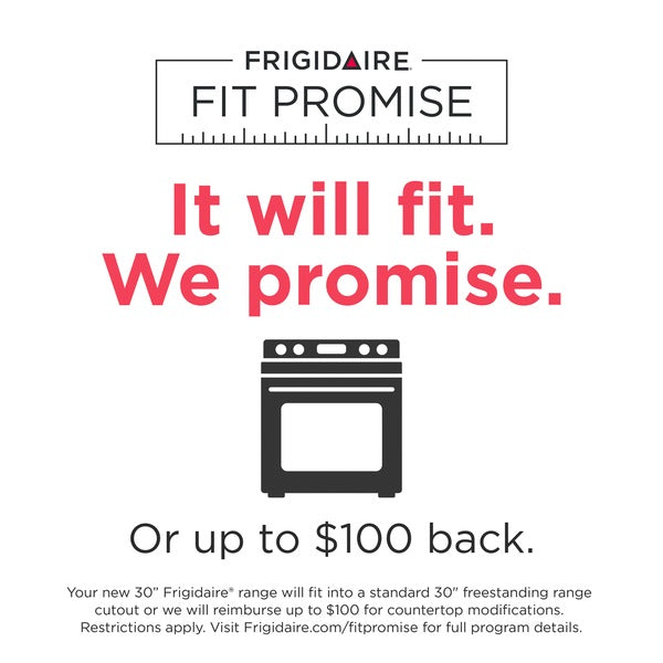 Frigidaire 30" Electric Range with Steam Clean Stainless Steel