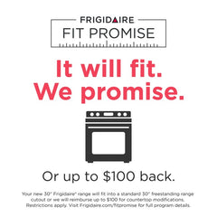 Frigidaire 30" Electric Range with Steam Clean Stainless Steel