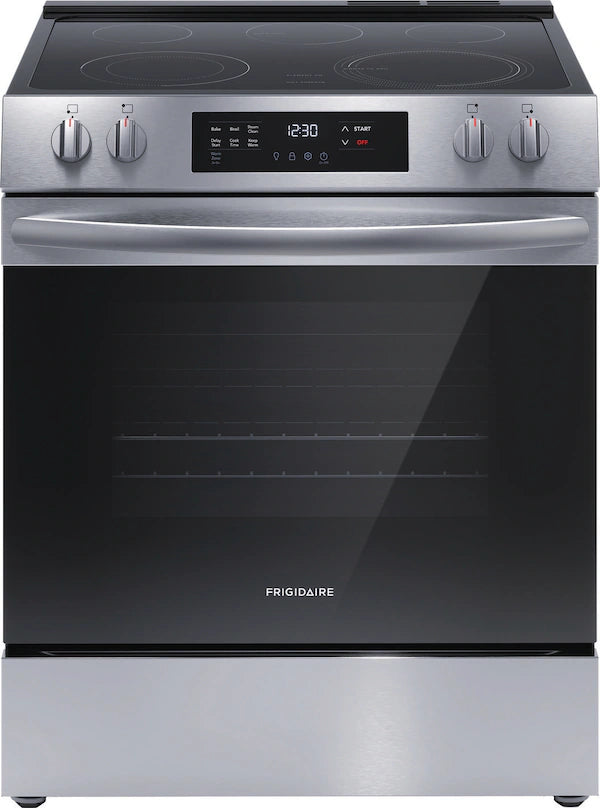 Frigidaire 30" Electric Range with Steam Clean Stainless Steel