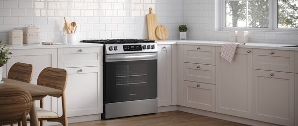 Frigidaire 30" Gas Range with Steam Clean Stainless Steel