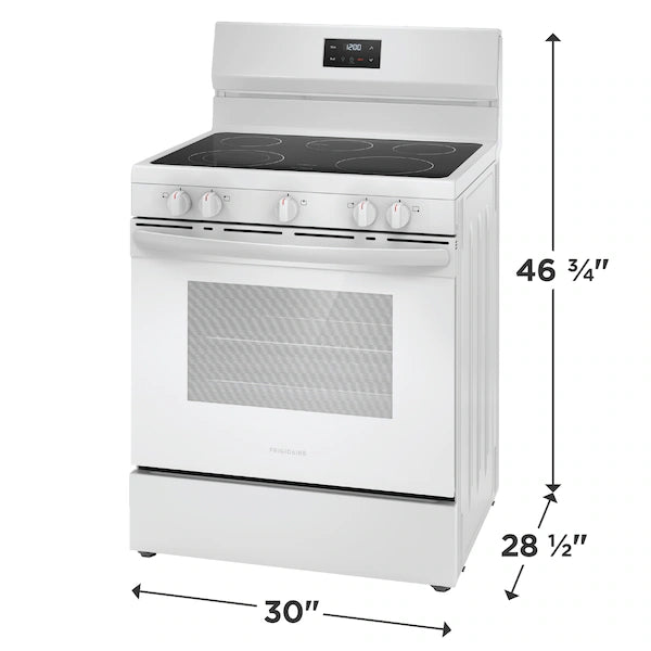 Frigidaire 30" Electric Range White