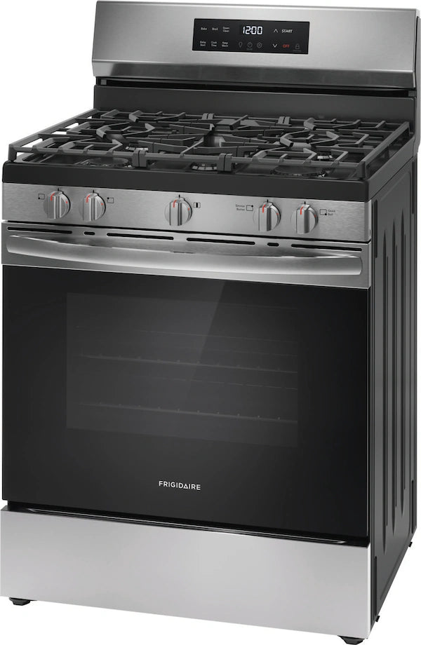 Frigidaire 30" Gas Range with Steam Clean Stainless Steel