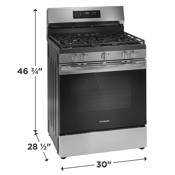 Frigidaire 30" Gas Range with Air Fry Stainless Steel