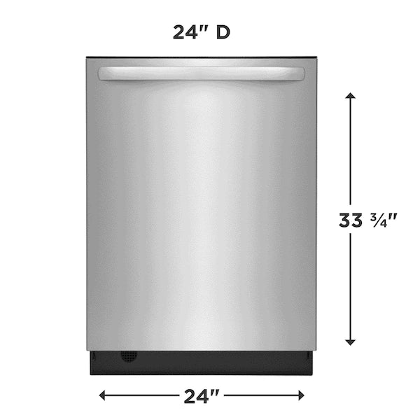 Frigidaire 24" Stainless Steel Tub Dishwasher