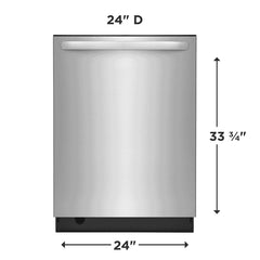 Frigidaire 24" Stainless Steel Tub Dishwasher