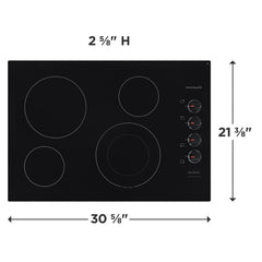 Frigidaire 30" Electric Cooktop Black