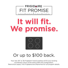 Frigidaire 30" Electric Cooktop Black