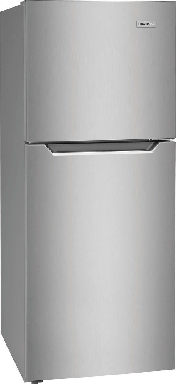 Frigidaire 10.1 cu. ft. Top Freezer Refrigerator in Brushed Steelr,  ADA Compliant, ENERGY STAR