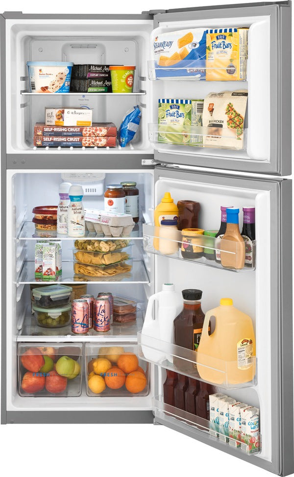 Frigidaire 11.6 cu. ft. Top Freezer Refrigerator in Brushed Steel, ADA Complian ENERGY STAR