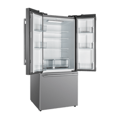 No Frost Refrigerator French Door 17.5 Cu. Ft. Stainless Steel With Ice Maker