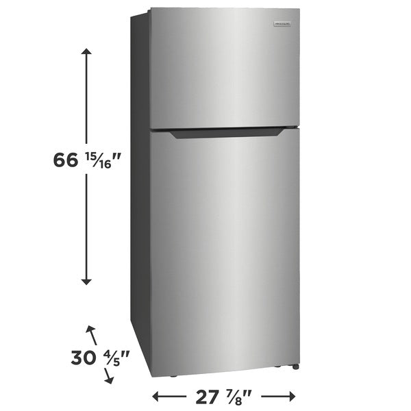 Frigidaire 17.6 Cu. Ft. - Top Freezer Refrigerator - Stainless Steel