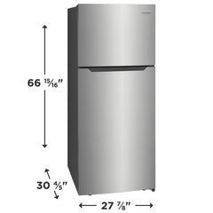 Frigidaire 17.6 Cu. Ft. - Top Freezer Refrigerator - Stainless Steel