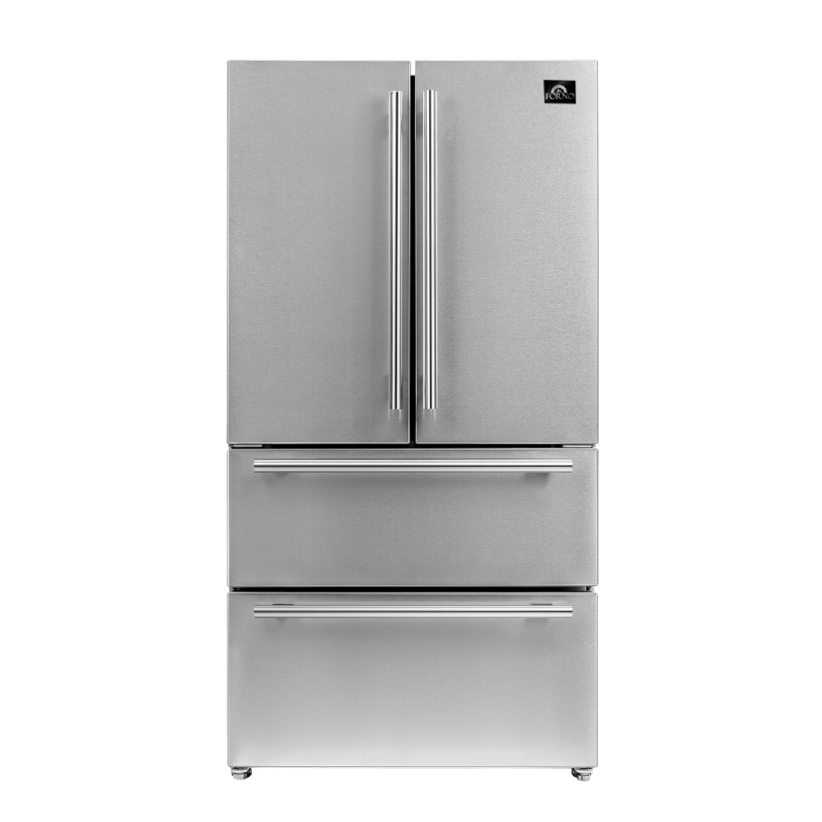 Forno Moena 36″ French Door 19.2 Cu.ft. Stainless Steel Refrigerator
