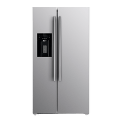 FORNO Salerno 36″ Side by Side 20 Cu.Ft Stainless Steel Refrigerator with Ice Maker