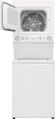 Frigidaire Electric Long Vent Stacked Laundry Center - 3.9 Cu. Ft Washer and 5.5 Cu. Ft. Dryer