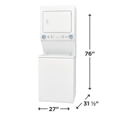 Frigidaire Gas Washer/Dryer Laundry Center - 3.9 Cu. Ft Washer and 5.5 Cu. Ft. Dryer