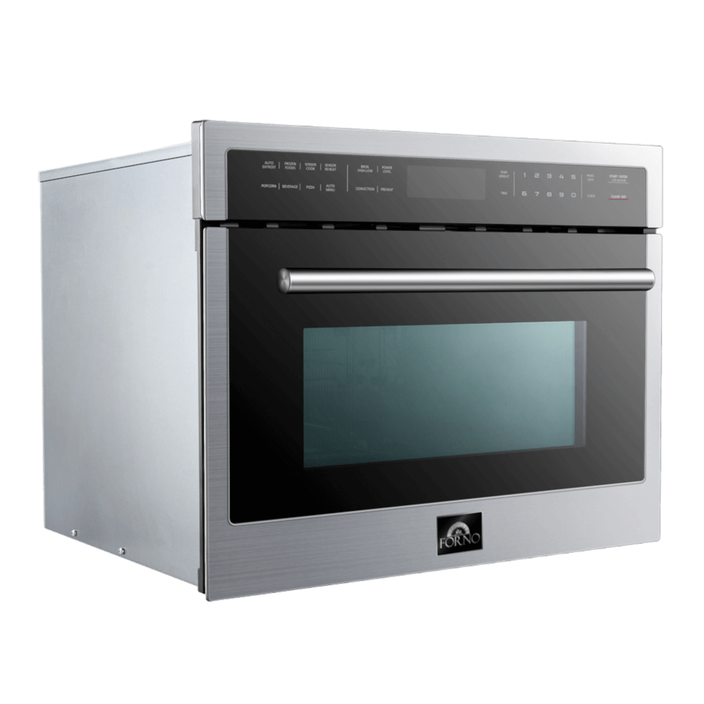 FORNO Oliena 24-inch 1750 W Compact Oven & 1000 W Microwave, 1.6 cu.ft.