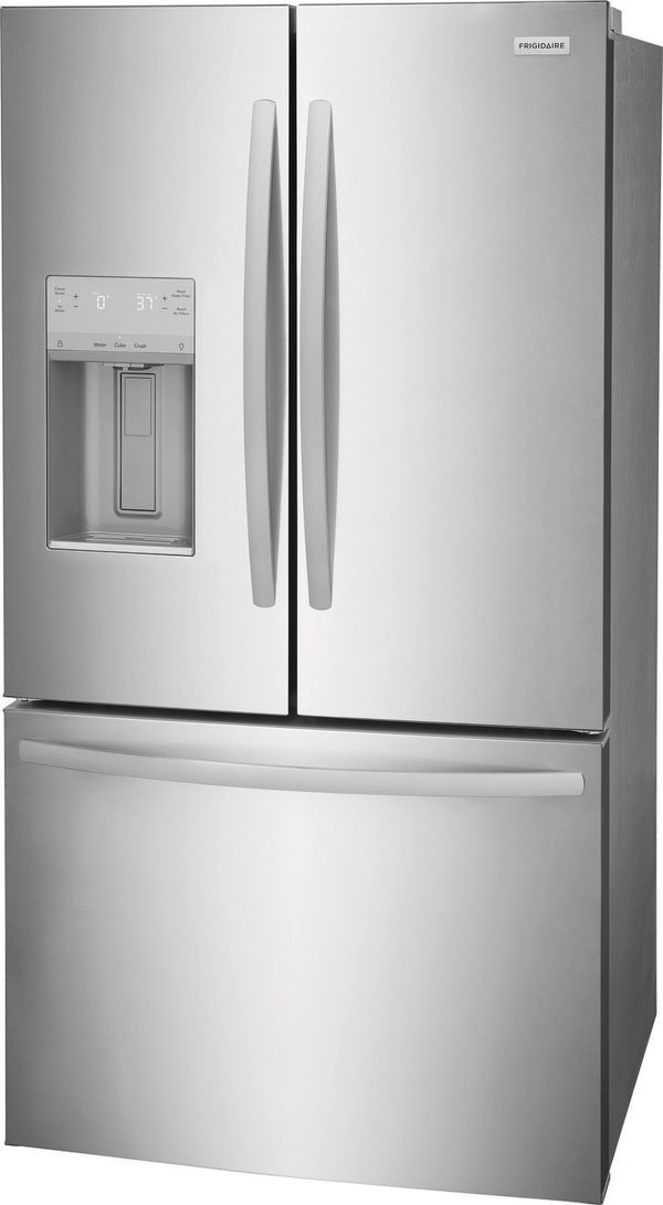 Frigidaire 27.8 Cu. Ft. 36 Inch French Door Refrigerator w/Water dispenser Energy Star Certified: Stainless Steel