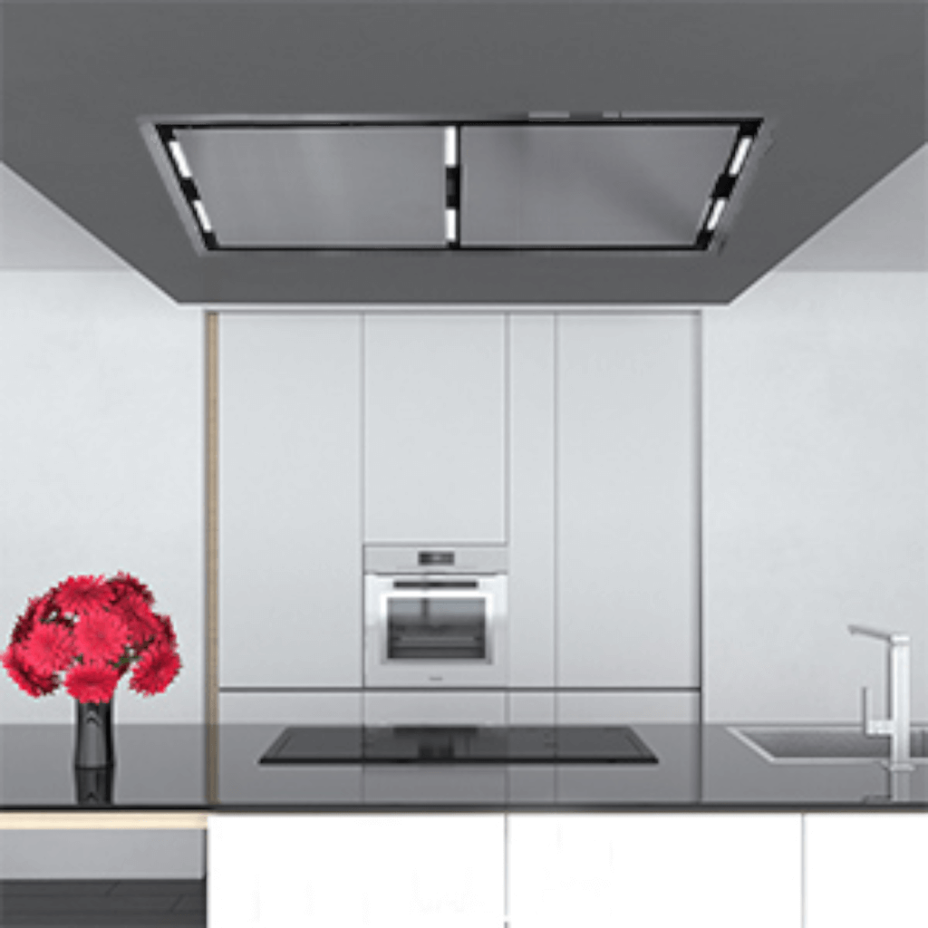 Forno Arezzo – 44″ Ceiling Range Hood With Perimetric Heat, Odor, Gases And Steam Air Capture