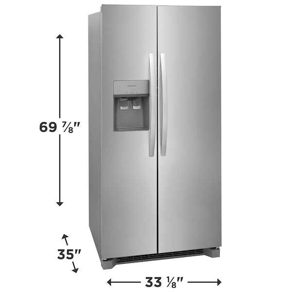 22.3 Cu. Ft. - 33" Standard Depth Side by Side Refrigerator