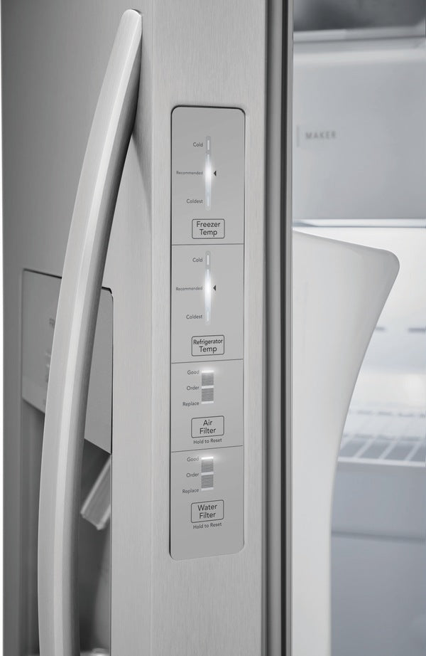 25.6 Cu. Ft. - 36" Standard Depth Side by Side Refrigerator