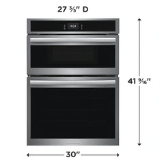 Frigidaire Gallery 30" Electric Wall Oven and Microwave Combination with 15+ Ways To Cook - Stainless Steel