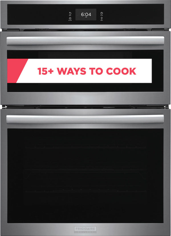 Frigidaire Gallery 30" Electric Wall Oven and Microwave Combination with 15+ Ways To Cook - Stainless Steel