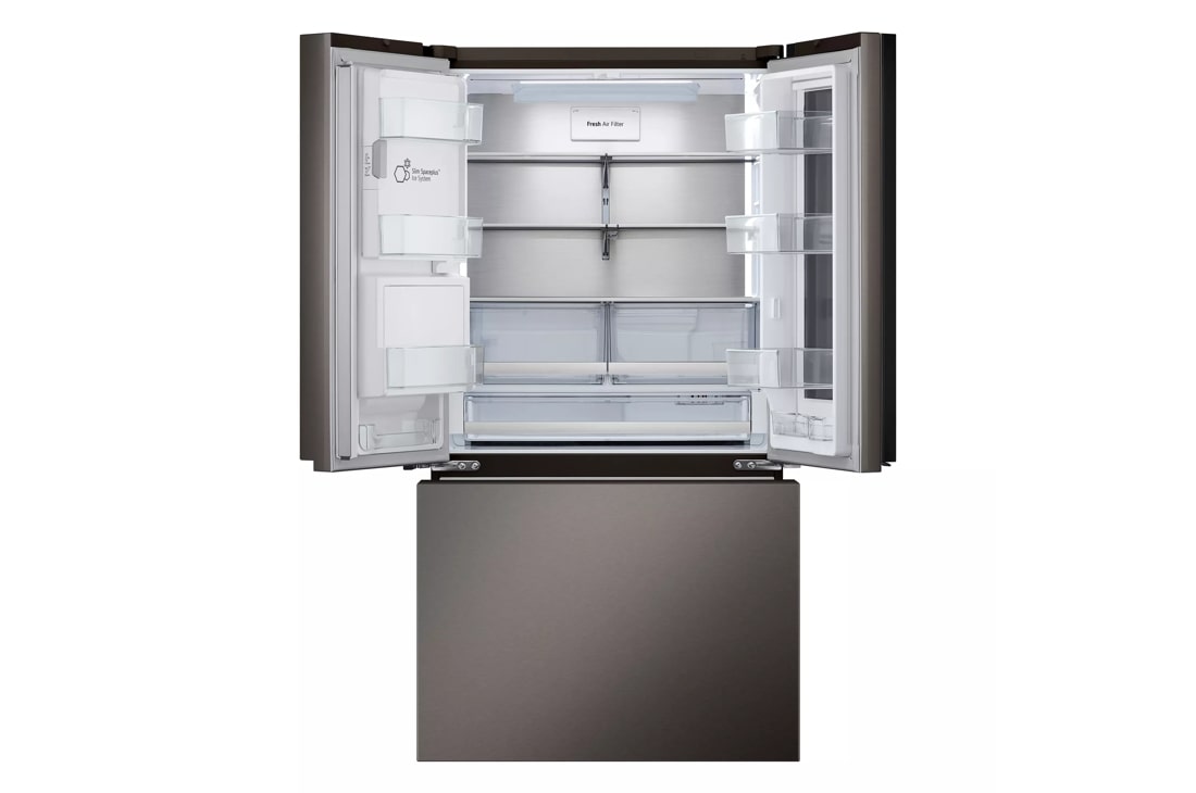 LG 36-inch Wide Counter-Depth Refrigerator - 26 cu. ft. -  Black Stainless Steel