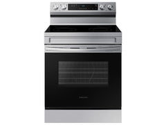 Samsung 6.3 cu. ft. Smart Freestanding Electric Range with Steam Clean in Stainless Steel