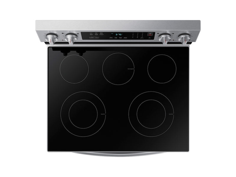 Samsung 6.3 cu. ft. Smart Freestanding Electric Range with Rapid Boil™ & Self Clean in Stainless Steel