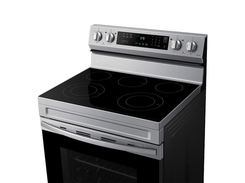 Samsung 6.3 cu. ft. Smart Freestanding Electric Range with Rapid Boil™ & Self Clean in Stainless Steel