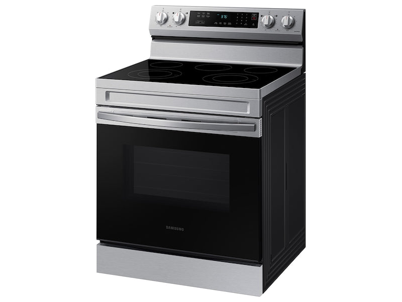 Samsung 6.3 cu. ft. Smart Freestanding Electric Range with Rapid Boil™ & Self Clean in Stainless Steel