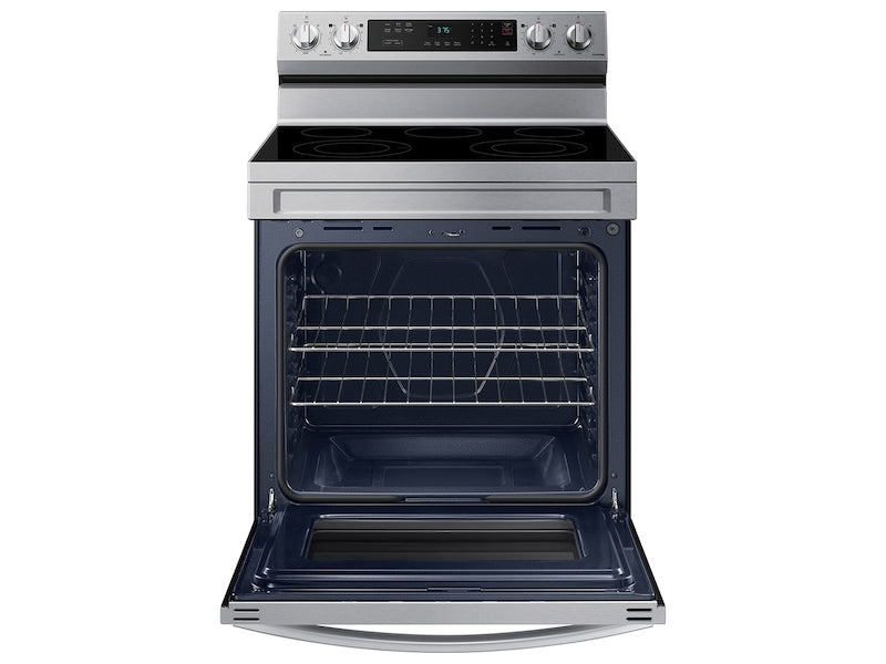 Samsung 6.3 cu. ft. Smart Freestanding Electric Range with Rapid Boil™ & Self Clean in Stainless Steel