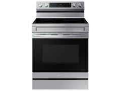 Samsung 6.3 cu. ft. Smart Freestanding Electric Range with No-Preheat Air Fry & Convection in Stainless Steel