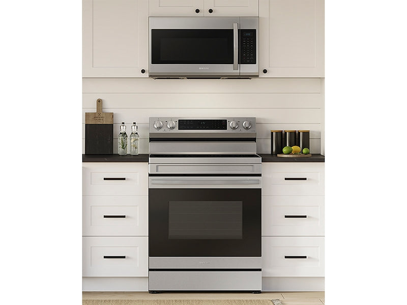 Samsung 6.3 cu. ft. Smart Freestanding Electric Range with No-Preheat Air Fry & Convection in Stainless Steel