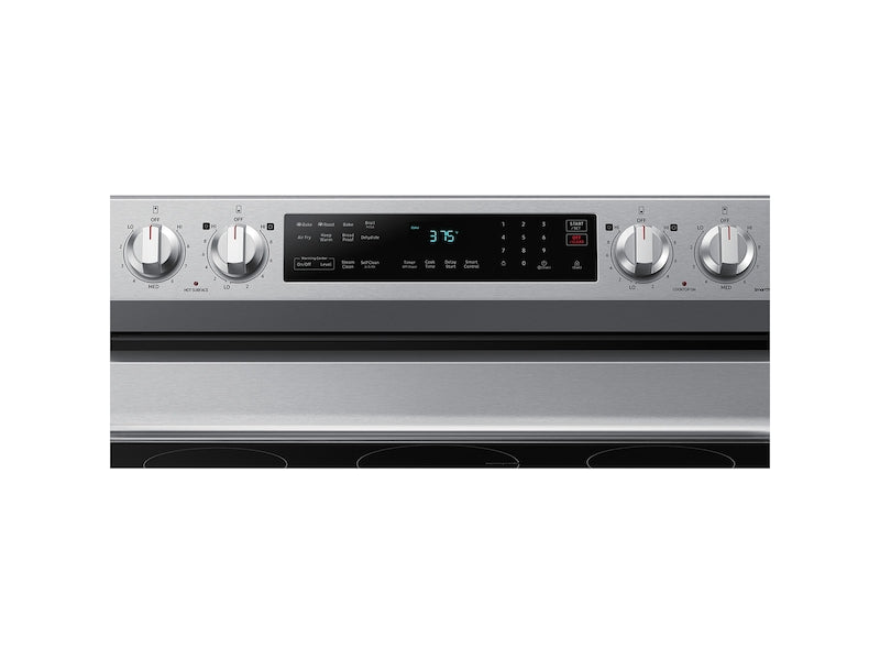 Samsung 6.3 cu. ft. Smart Freestanding Electric Range with No-Preheat Air Fry & Convection in Stainless Steel