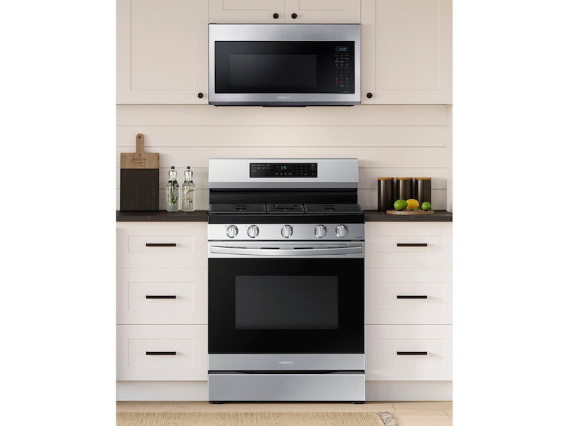 Samsung 6.0 cu. ft. Smart Freestanding Gas Range with No-Preheat Air Fry & Convection in Stainless Steel