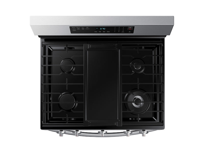 Samsung 6.0 cu. ft. Smart Freestanding Gas Range with No-Preheat Air Fry & Convection in Stainless Steel