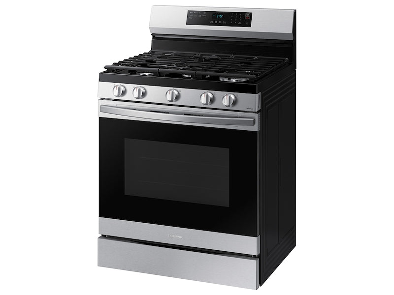 Samsung 6.0 cu. ft. Smart Freestanding Gas Range with No-Preheat Air Fry & Convection in Stainless Steel