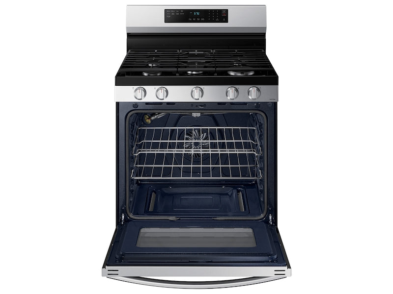 Samsung 6.0 cu. ft. Smart Freestanding Gas Range with No-Preheat Air Fry & Convection in Stainless Steel