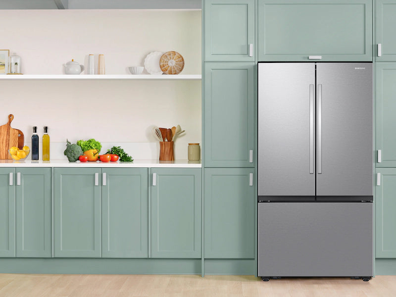 32 cu. ft. Mega Capacity 3-Door French Door Refrigerator with Dual Auto Ice Maker in Stainless Steel