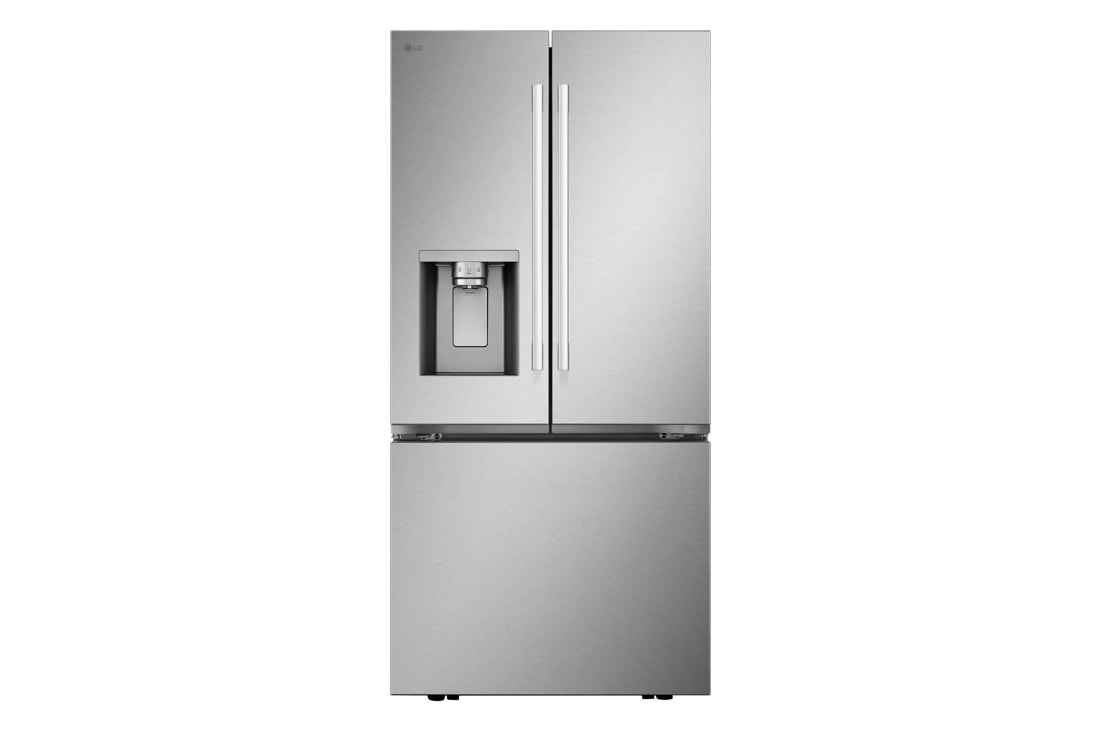 LG 24.5 Cu. Ft. - 33 Inch Width Smart French Door Refrigerator - Printproof Stainless Steel ENERGY STAR