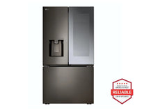 LG 36-inch Wide Counter-Depth Refrigerator - 26 cu. ft. -  Black Stainless Steel