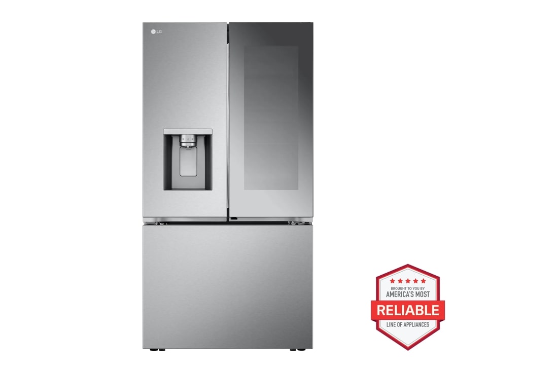 LG 36-inch Wide InstaView Counter-Depth MAX Refrigerator - 26 cu. ft. -  Stainless Steel