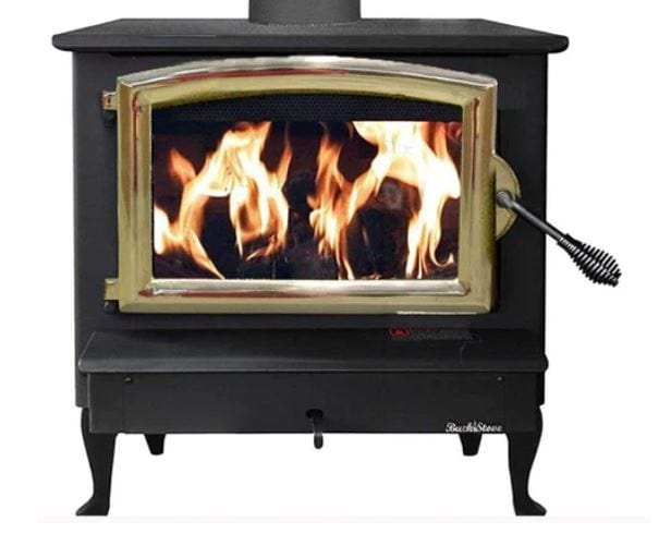 Buck Stove 28" Model 74 Non-Catalytic Wood Burning Stove with Door and Blower